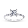 1.12 ct. Diamant Prinzessin Solitär Verlobungsring