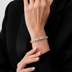 1,54 ct. Diamant Baguette Armreif