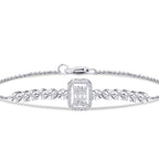 0,17 ct. Diamant Baguette Armband
