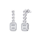 0,30 ct. Diamant Baguette Ohrringe