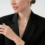 0,17 ct. Diamant Baguette Armband