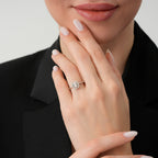 0,16 ct. Diamant Baguette Ring