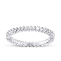 0,33 ct. Diamant Baguette Memoire-Ring