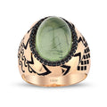 Herren-Ring mit Stein aus Gold