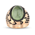 Herren-Ring mit Stein aus Gold