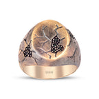Herren-Ring mit Stein aus Gold