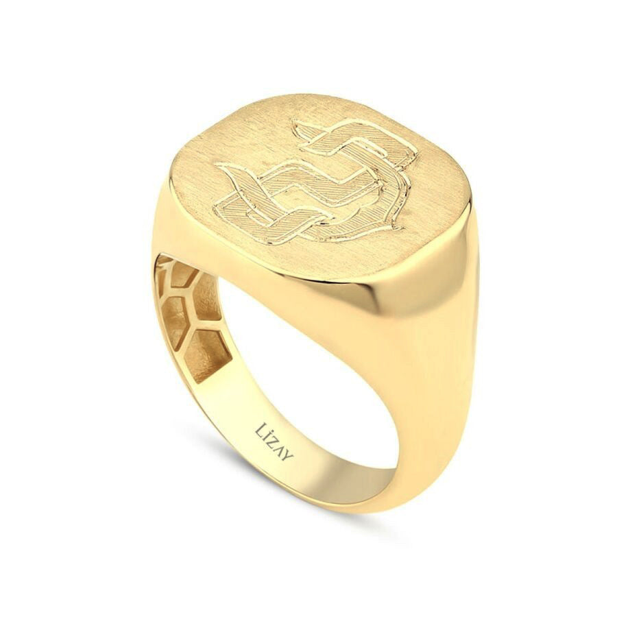 Herren-Design-Ring aus Gold