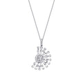 0,76 ct. Diamant Baguette Halskette