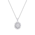 0.43 ct. Diamant Baguette Trend Halskette