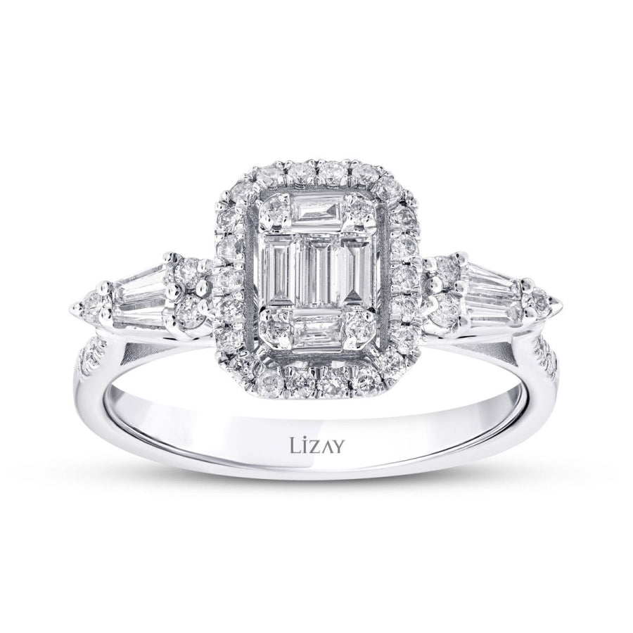 0.43 ct. Diamant Baguette Ring