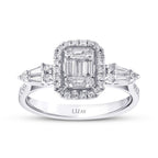 0,43 ct. Diamant Baguette Ring
