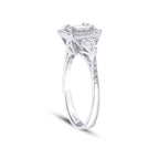 0,43 ct. Diamant Baguette Ring