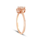 0.47 ct. Diamant Morganit Ring