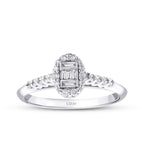 0,41 ct. Diamant Baguette Ring