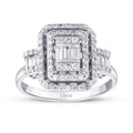 0,77 ct. Diamant Baguette Ring
