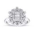 0,50 ct. Diamant Baguette Ring