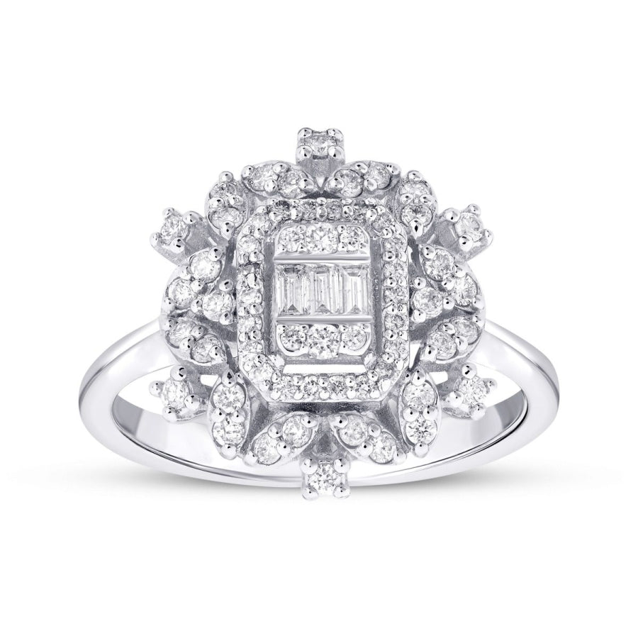0.50 ct. Diamant Baguette Ring