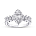 0,80 ct. Diamant Baguette Ring
