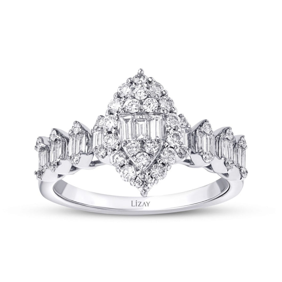 0.80 ct. Diamant Baguette Ring
