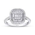 0,54 ct. Diamant Baguette Ring