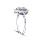 0,54 ct. Diamant Baguette Ring