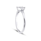 0,09 ct. Diamant Weißgold Herz Ring