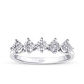 0,19 ct. Diamant Fünf-Stein Ring