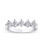 0,19 ct. Diamant Fünf-Stein Ring