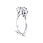 0,50 ct. Diamant Fünf-Stein Ring