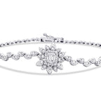 0,73 ct. Diamant Baguette Armband