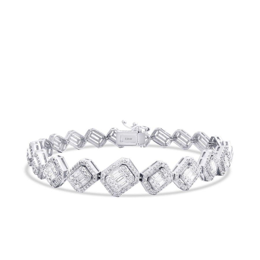 1,66 ct. Diamant Rubin Armband