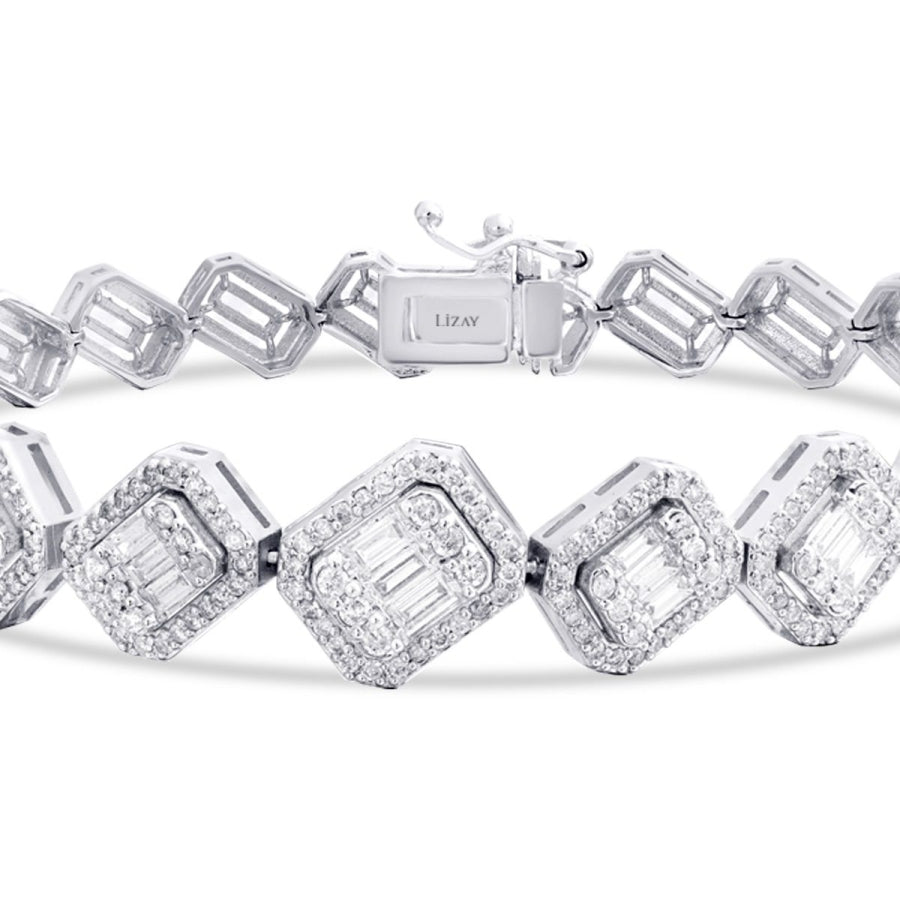 1,66 ct. Diamant Rubin Armband