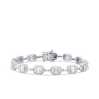 2,94 ct. Diamant Baguette Armband