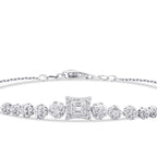 0,49 ct. Diamant Trend Baguette Armband