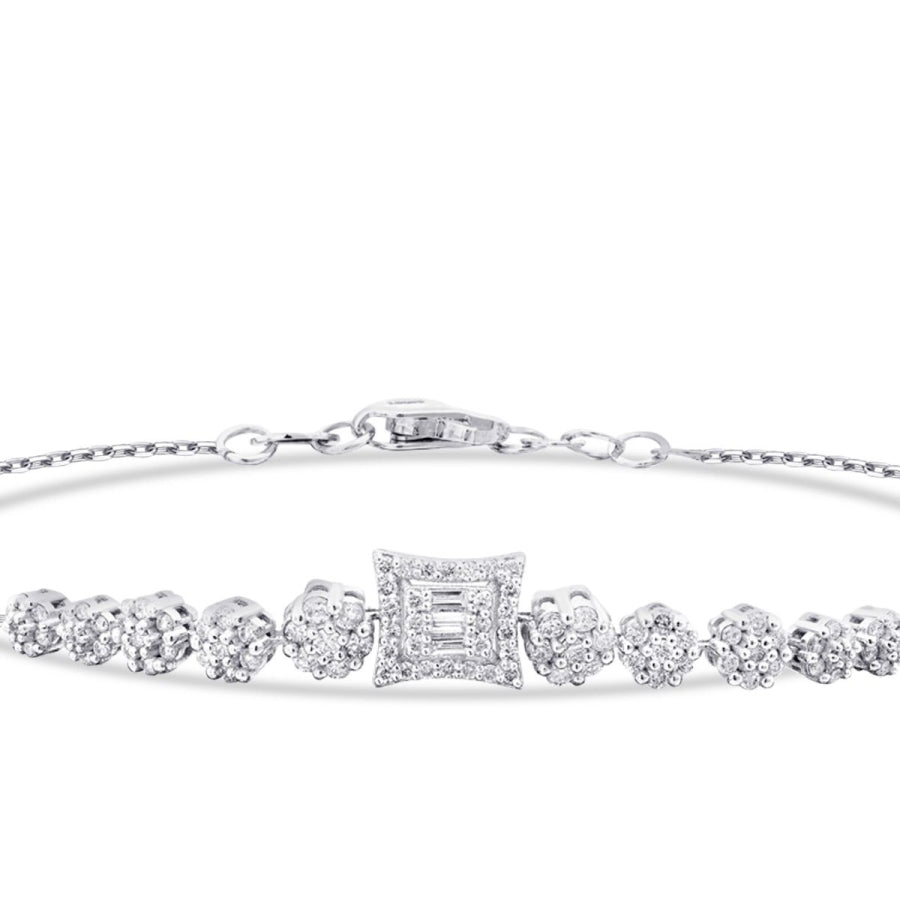 0.49 ct. Diamant Trend Baguette Armband