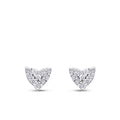 0,12 ct. Diamant Herz Ohrringe