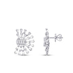 1,42 ct. Diamant Baguette Ohrringe