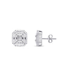 0,14 ct. Diamant Baguette Ohrringe