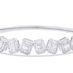 1,54 ct. Diamant Baguette Armreif