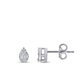 0,14 ct. Diamant Baguette Tropfen Ohrringe