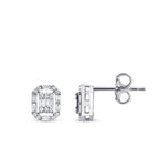 0,26 ct. Diamant Baguette Ohrringe