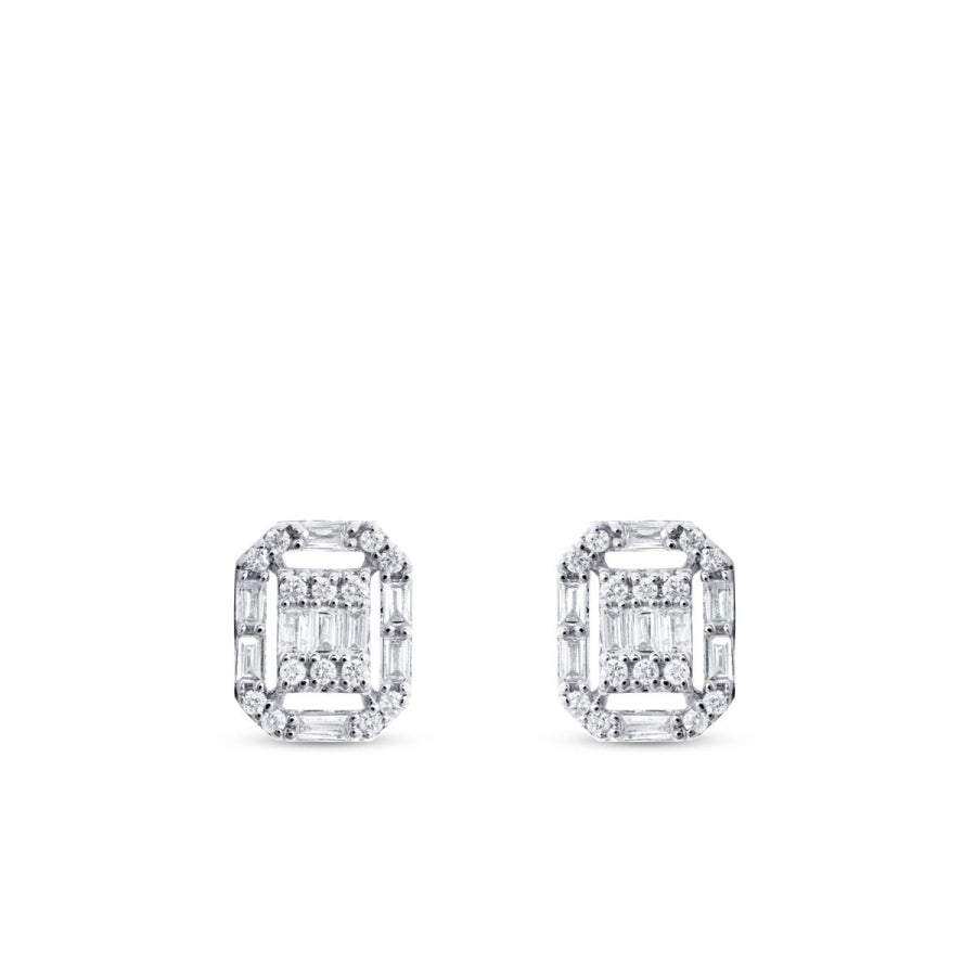 0,26 ct. Diamant Baguette Ohrringe