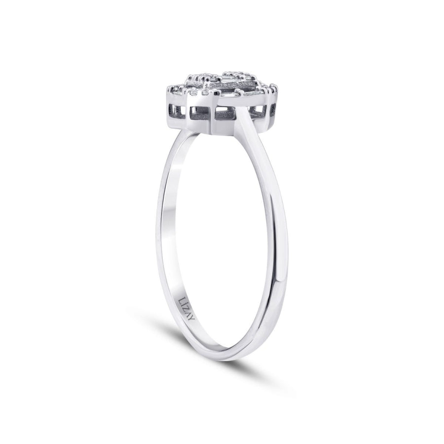 0,21 ct. Diamant Baguette Ring