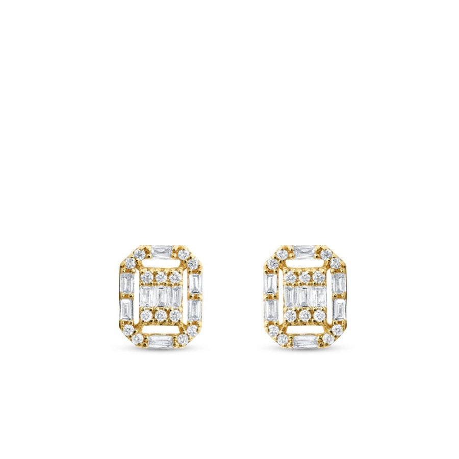 0,26 ct. Diamant Baguette Ohrringe