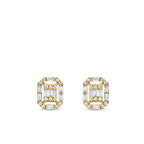 0,26 ct. Diamant Baguette Ohrringe
