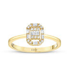 0,21 ct. Diamant Baguette Ring