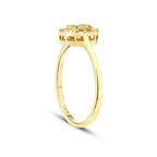 0,21 ct. Diamant Baguette Ring