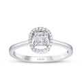 0,17 ct. Diamant Baguette Ring