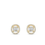 0,33 ct. Diamant Baguette Ohrringe