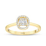 0,17 ct. Diamant Baguette Ring